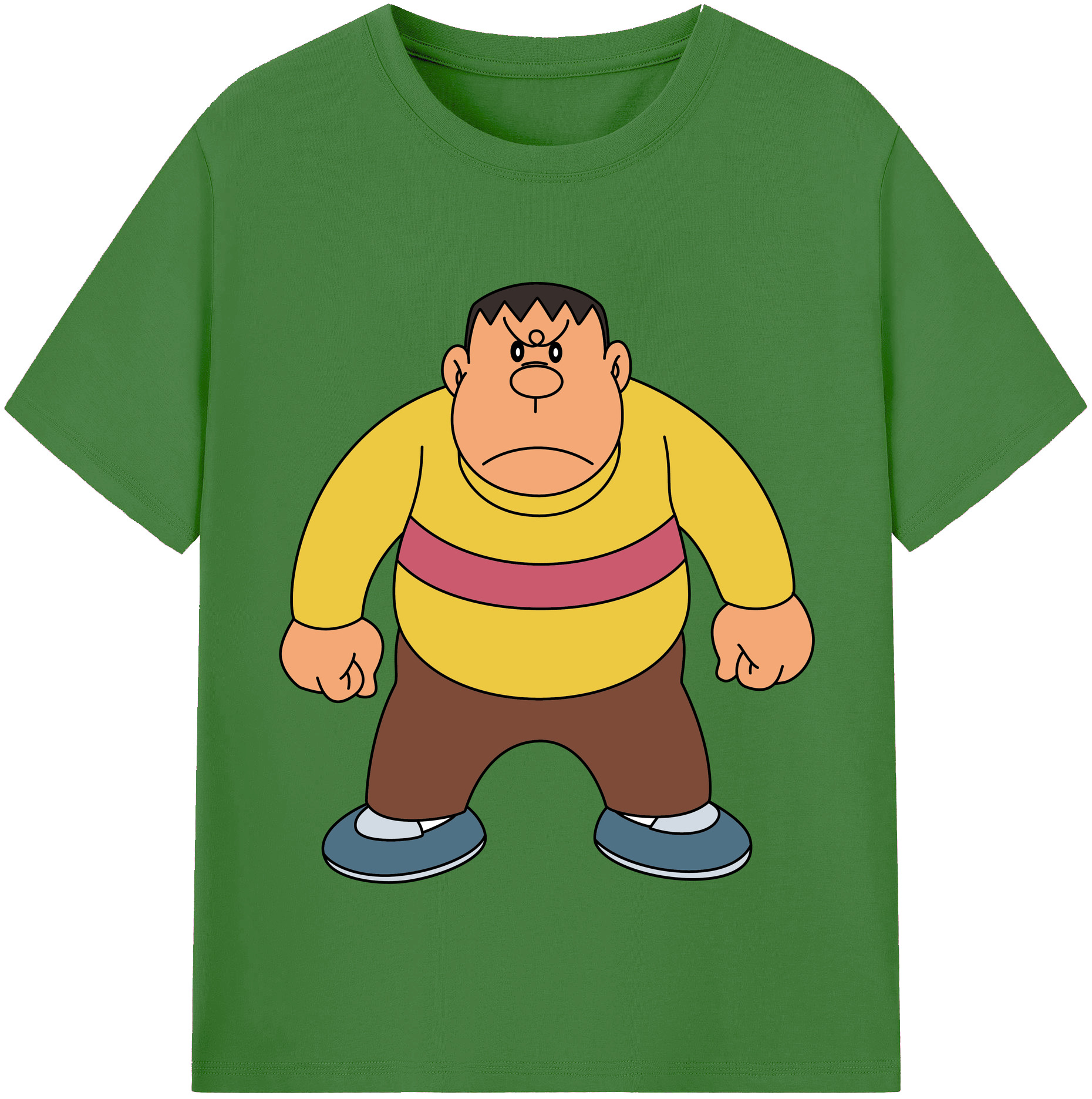 （画像用） ドラえもん 剛田武 Doraemon Gouta Takeshi レディースカジュアルプリントTシャツ（綿100％）